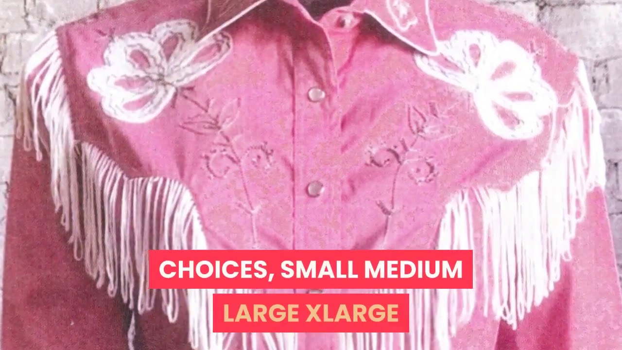 Women’s Fringe Pink Western Shirt